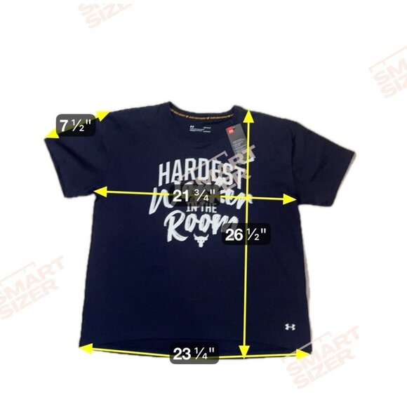 Project Rock Womens Black Top LG Loose Fit Blood Sweat Respect Under Armour 1874 - Picture 3 of 6